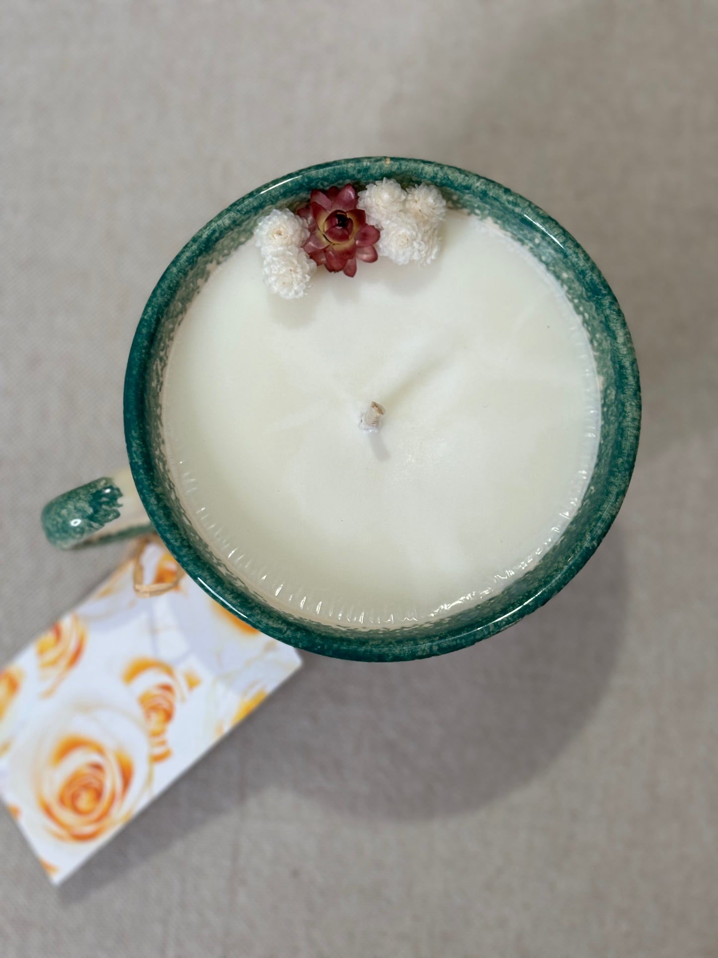 Bougie Parfumée Lavande - Upcyclée dans une Tasse Vintage Bayeux