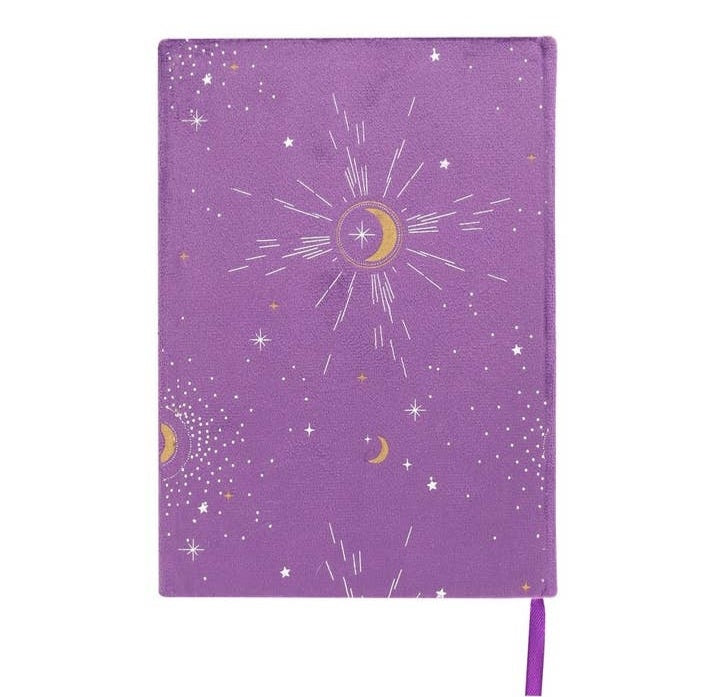 Carnet Astrologique en velours - Élément Air - Gémeaux, Balance, Verseau