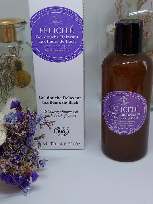 "Félicité" gel douche Relaxant aux fleurs de Bach Elixirs&Co