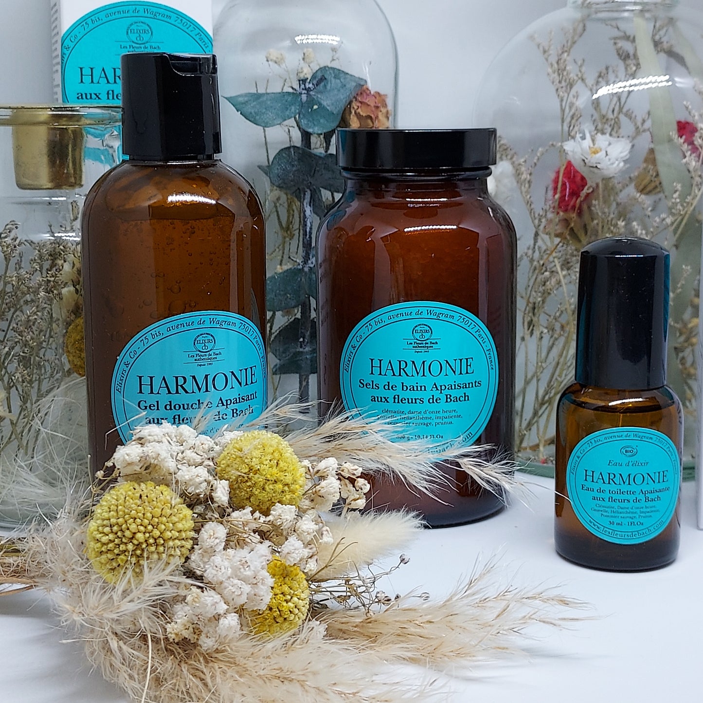 Sels de bain "Harmonie" aux fleurs de Bach Elixirs&Co